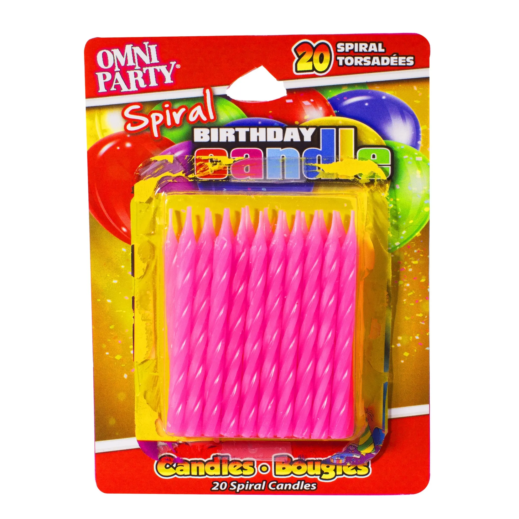 Online Windy City Novelties Pink Spiral Candles