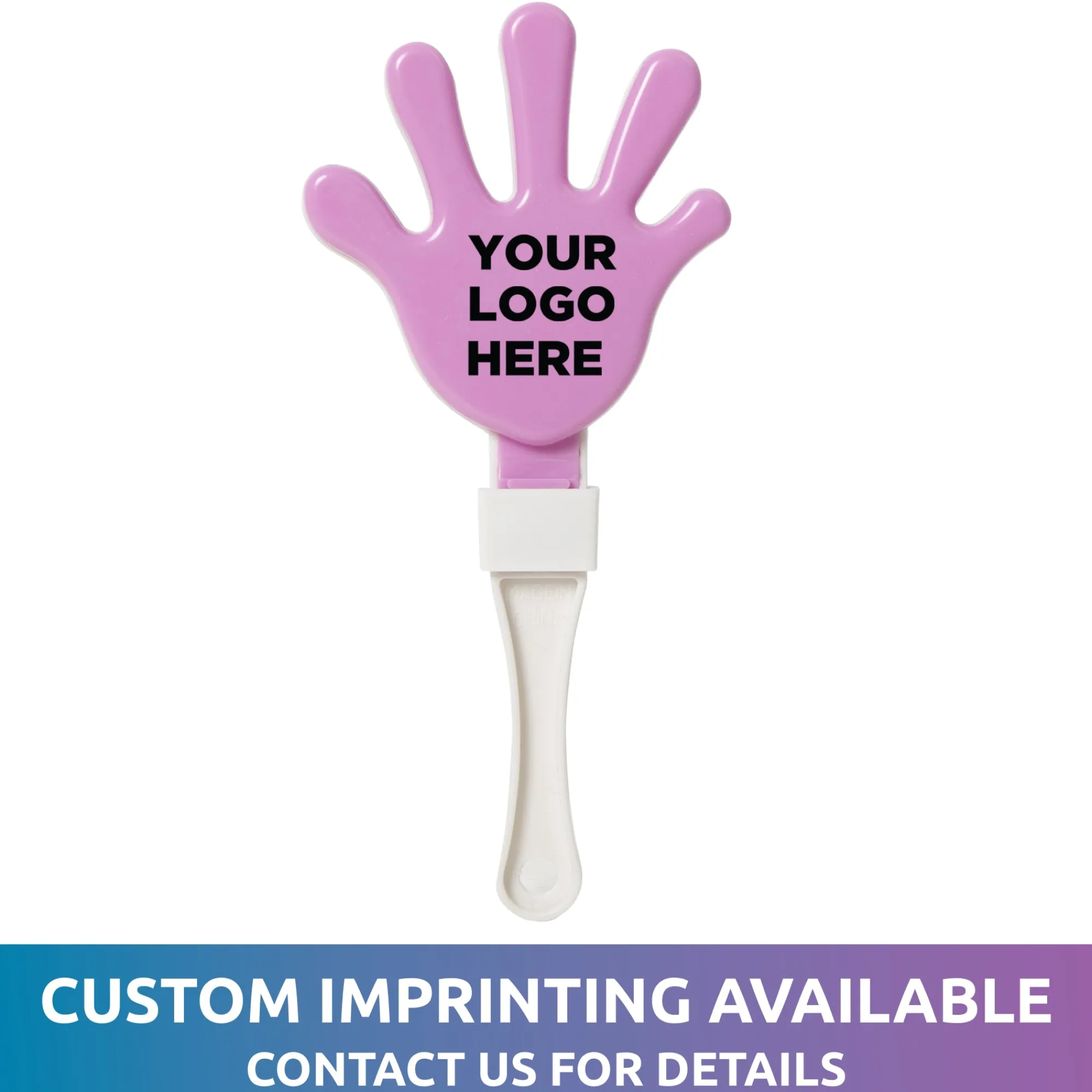 Discount Windy City Novelties Pink & White Hand Clappers
