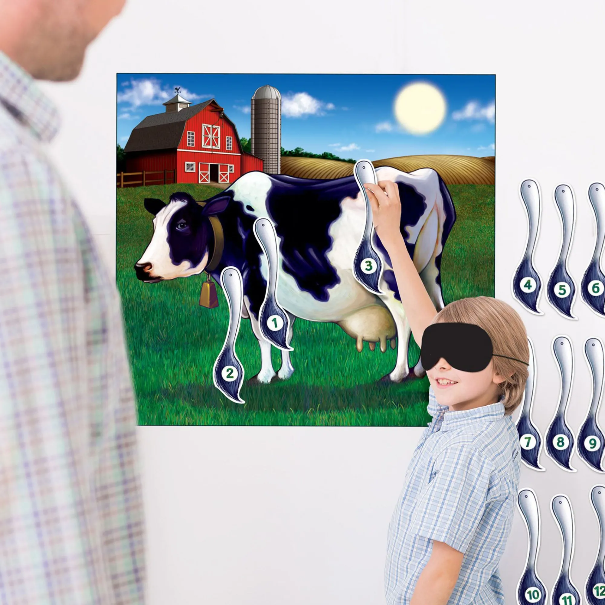 Online Windy City Novelties Pin the Tail On the Cow Game