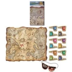 Clearance Windy City Novelties Pirate Treasure Map Party Game