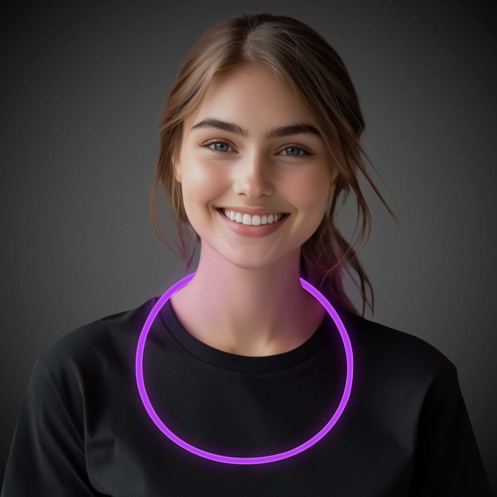 Outlet Windy City Novelties 22" Glow Necklaces Purple