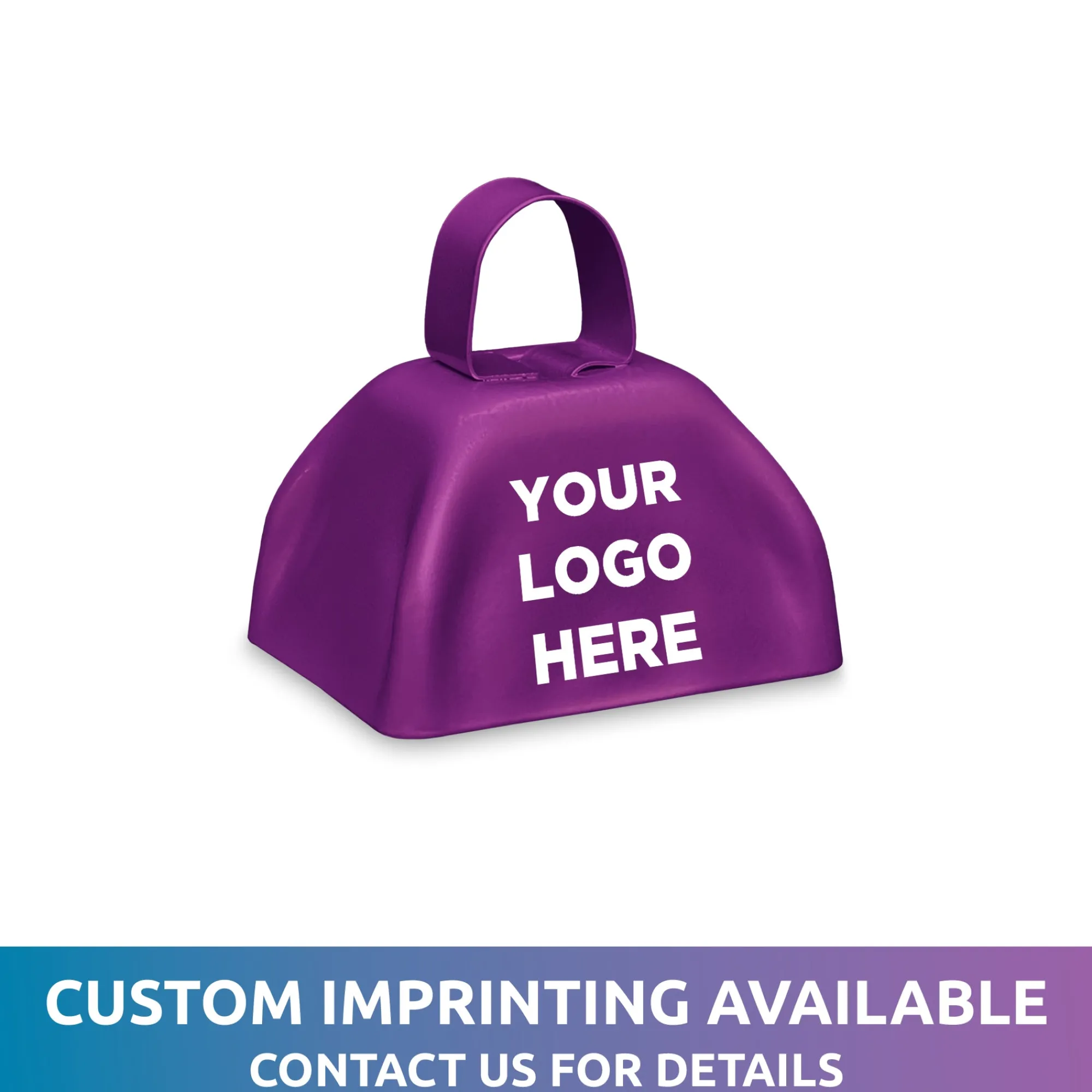 Hot Windy City Novelties Metal Cowbells Purple