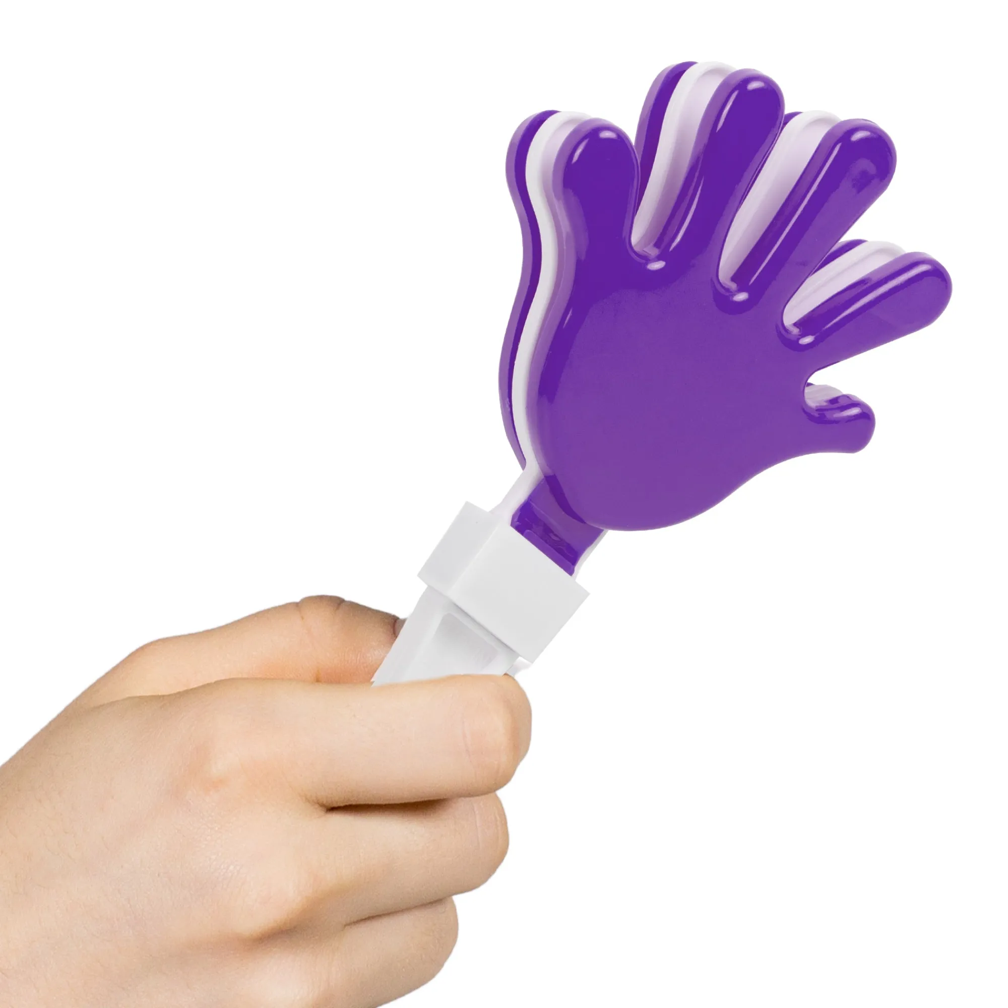 Outlet Windy City Novelties Purple & White Hand Clappers