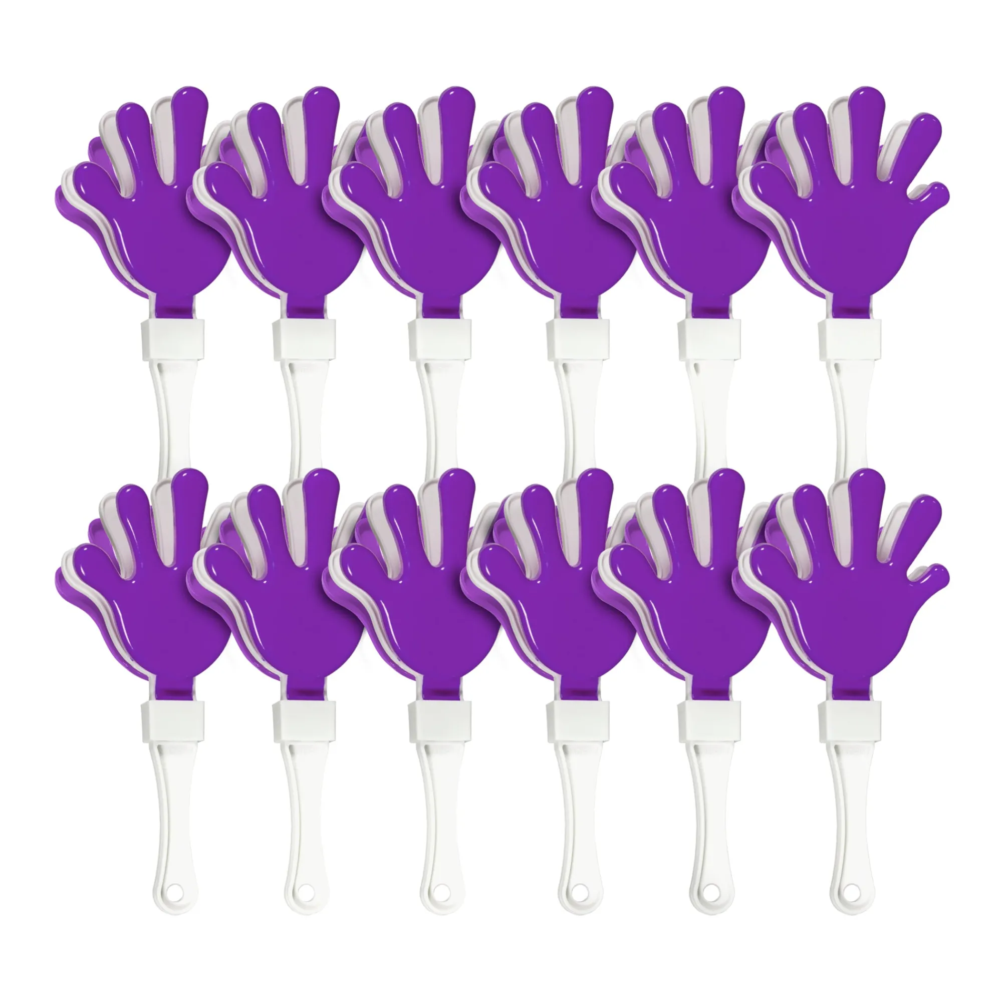 Outlet Windy City Novelties Purple & White Hand Clappers