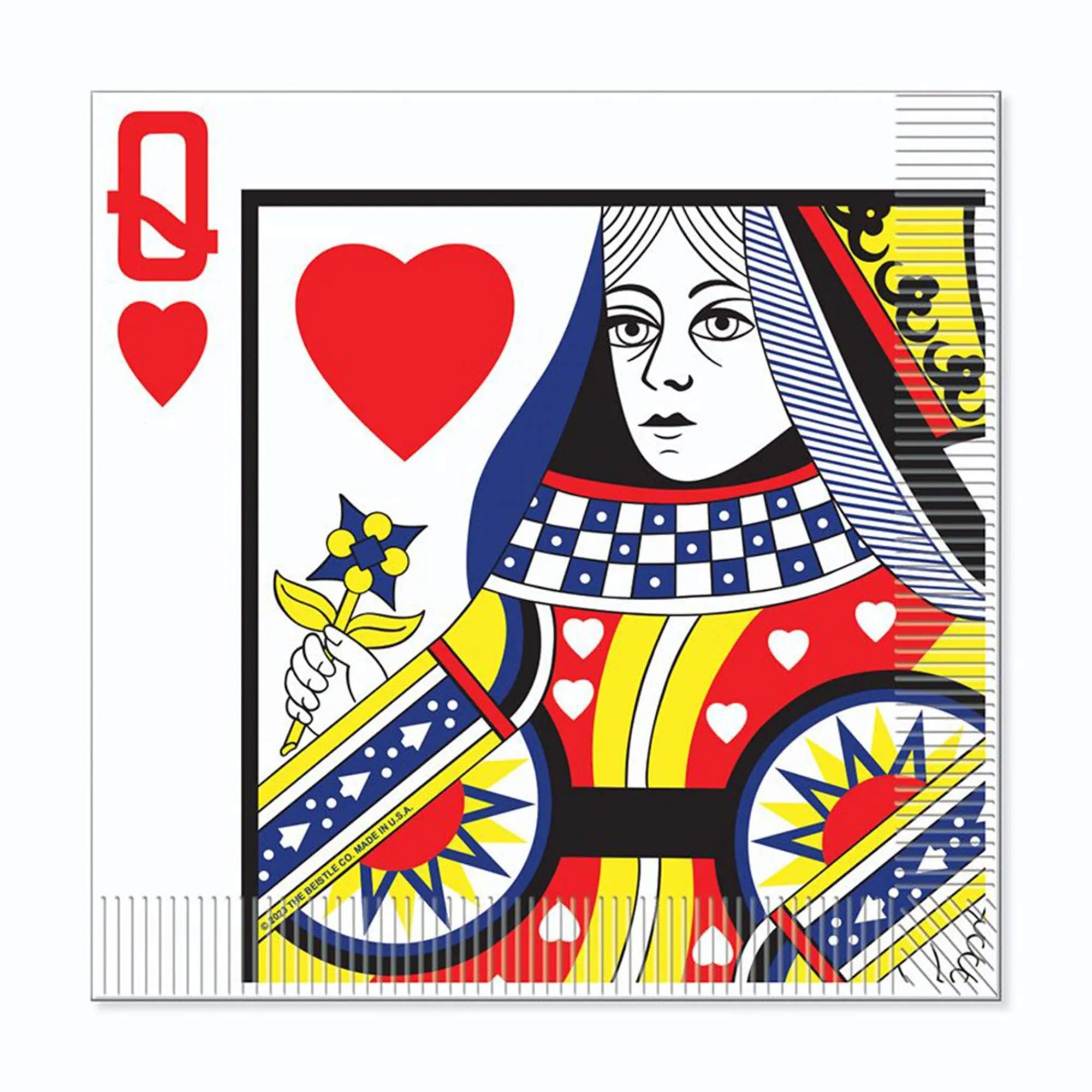 New Windy City Novelties Queen of Hearts Lunch Napkins