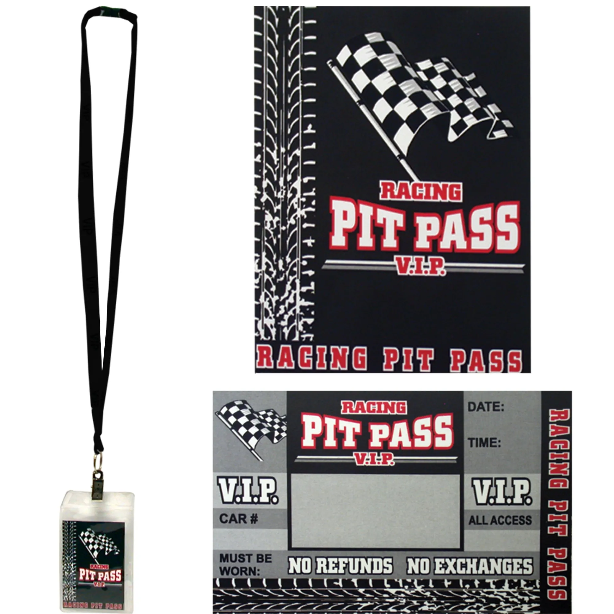 Best Windy City Novelties Racing Pit Pass