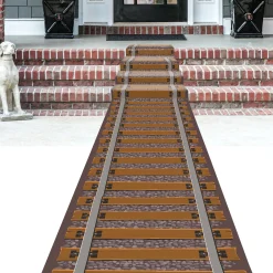 Sale Windy City Novelties Railroad Track Floor Runner