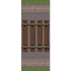 Hot Windy City Novelties Railroad Track Table Cover