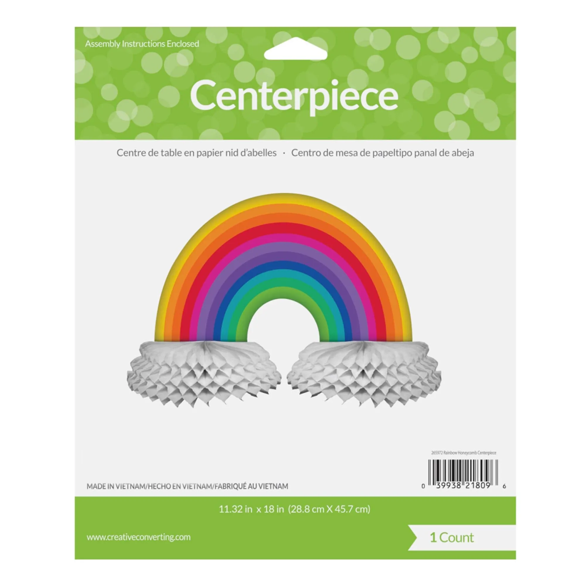 Hot Windy City Novelties Rainbow 18" Centerpiece
