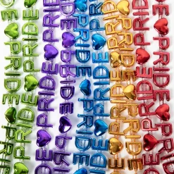 Clearance Windy City Novelties Rainbow Pride 32" Word Bead Necklaces