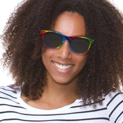 Discount Windy City Novelties Rainbow Stripes Sunglasses