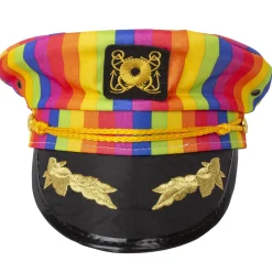 Windy City Novelties Rainbow Yacht Captain's Cap