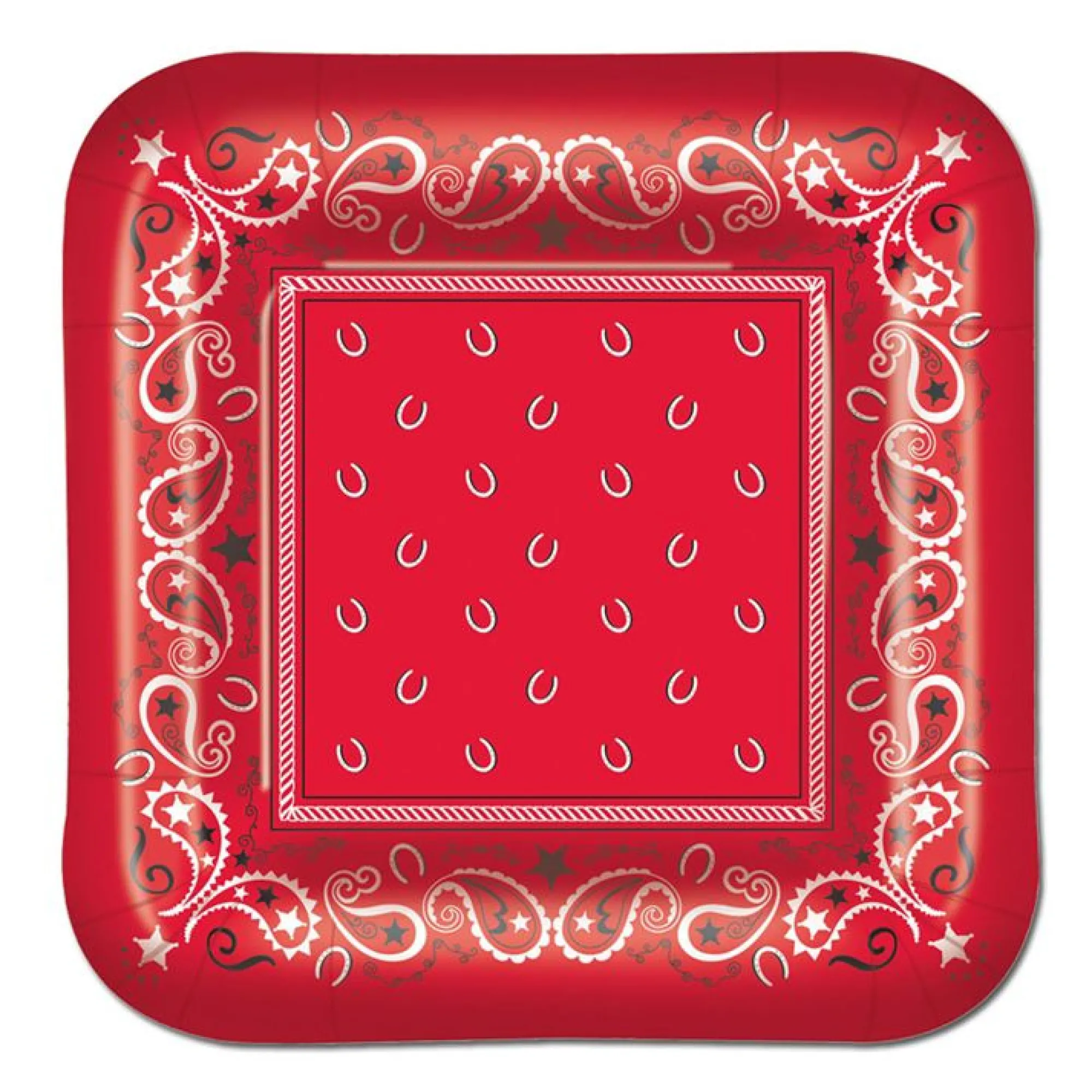 Online Windy City Novelties Red Bandana 7" Plates