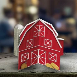 New Windy City Novelties Red Barn Centerpiece