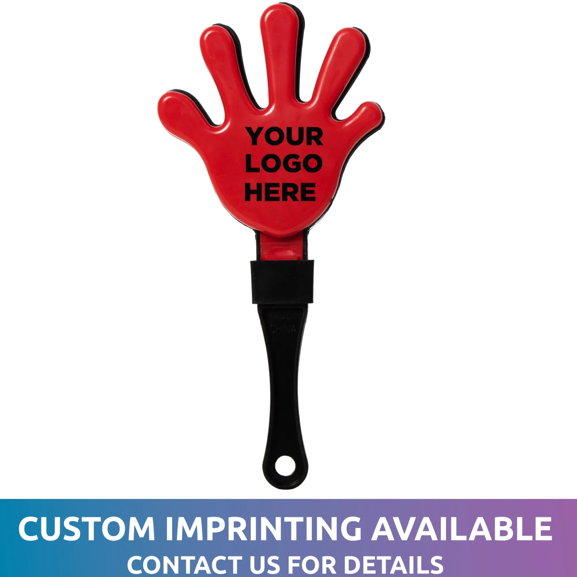 Online Windy City Novelties Red & Black Hand Clappers
