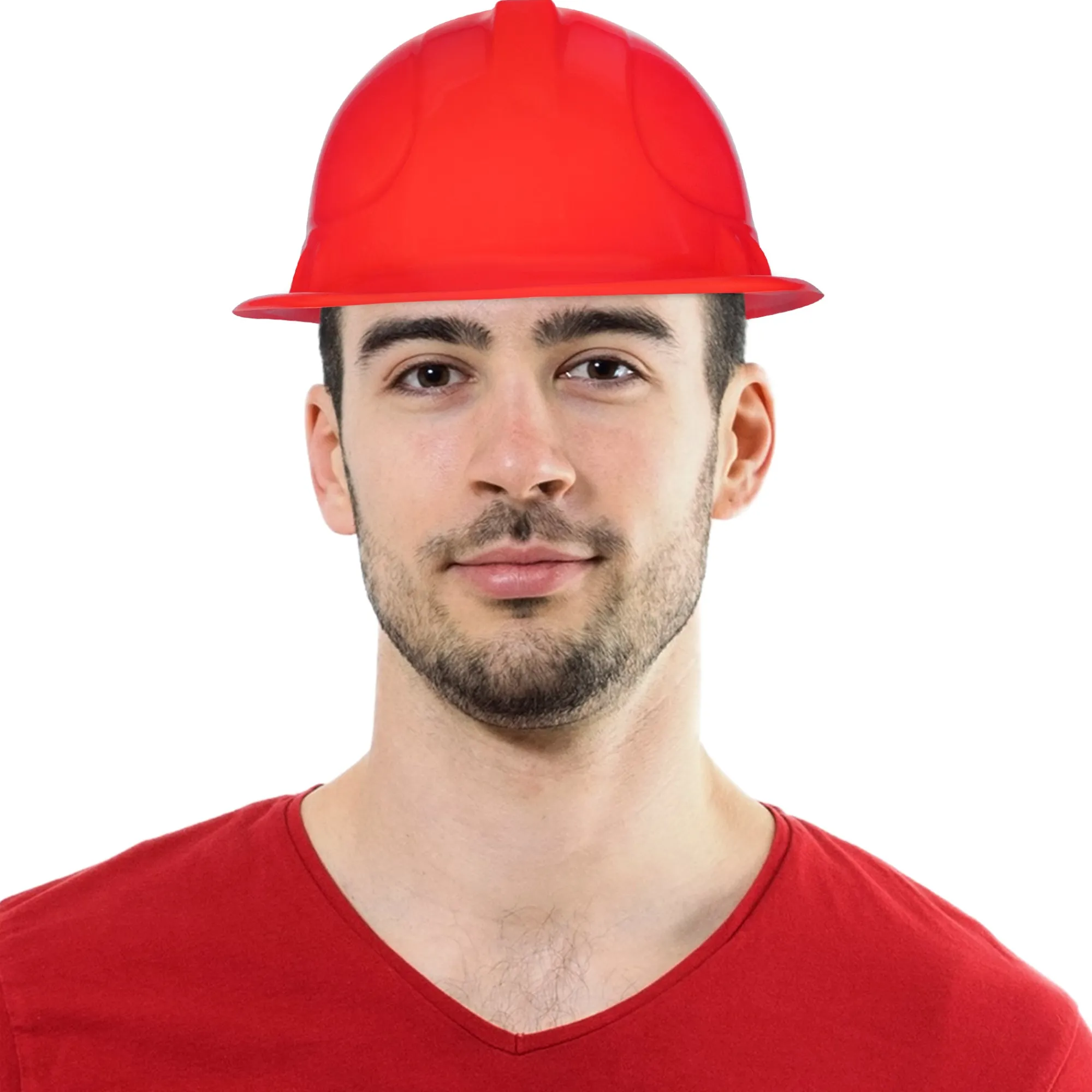 Windy City Novelties Construction Hats Red