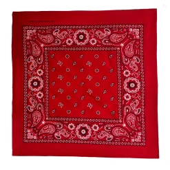Clearance Windy City Novelties Cotton Bandanas Red