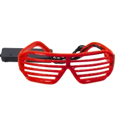 Outlet Windy City Novelties Red EL Wire Slotted Shades
