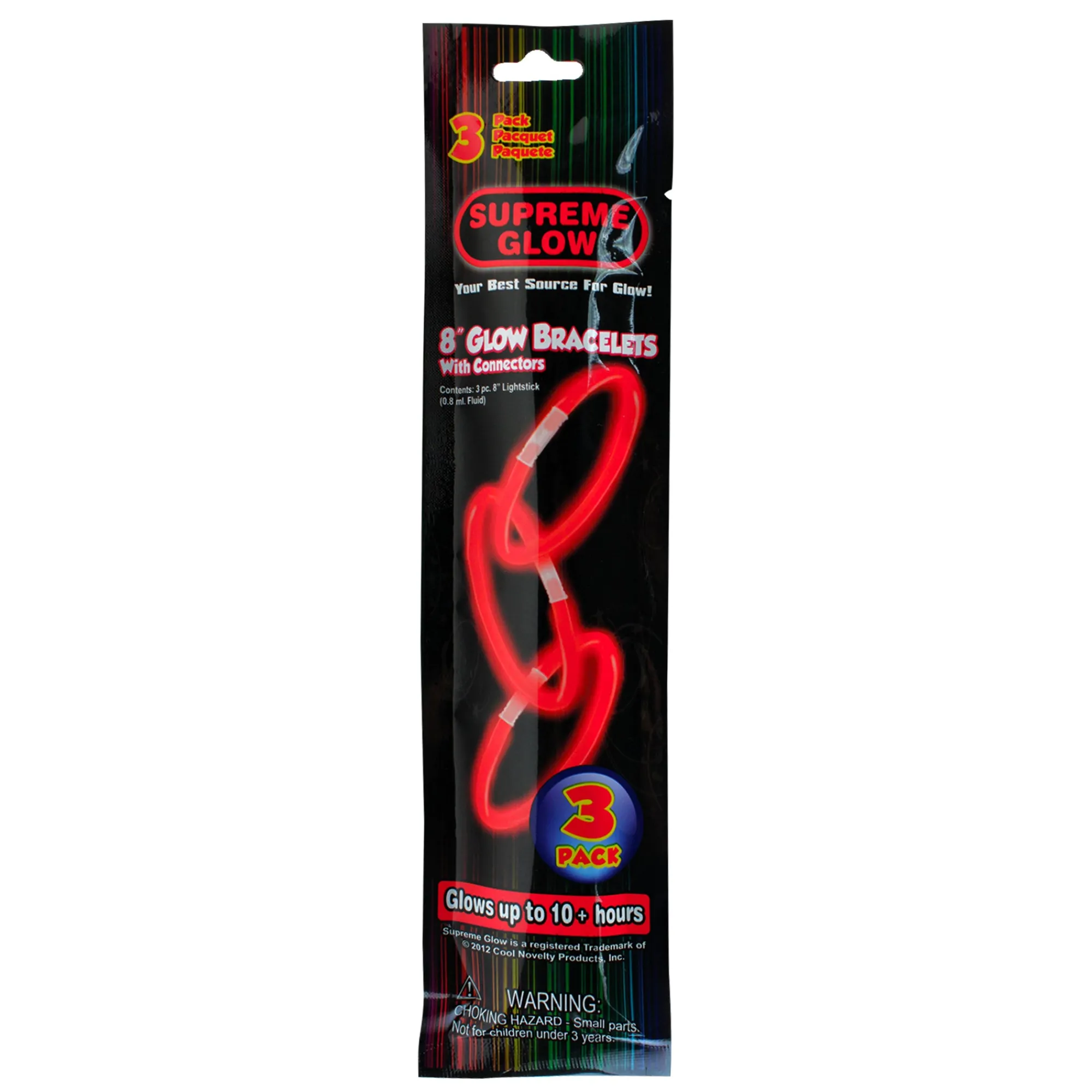 Online Windy City Novelties Glow Bracelets Red