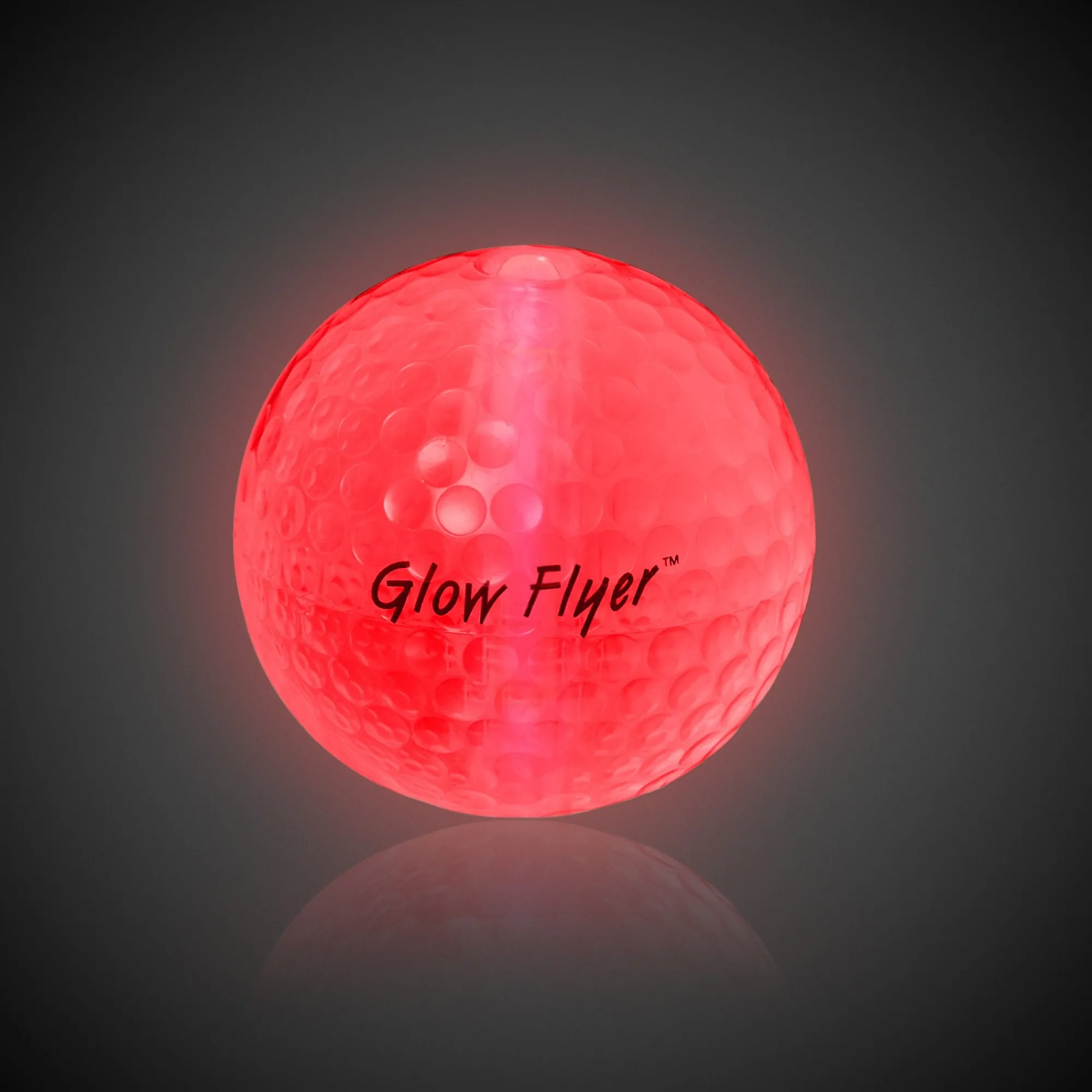 Clearance Windy City Novelties Red Glow Flyer Golf Ball