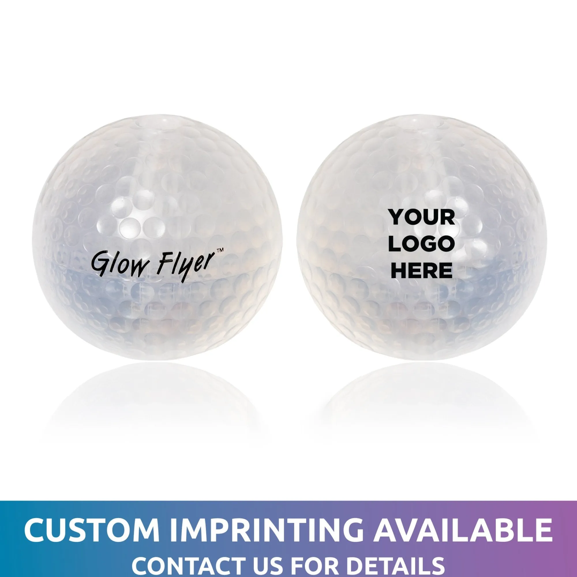 Clearance Windy City Novelties Red Glow Flyer Golf Ball