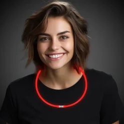 Discount Windy City Novelties Glow Necklace Red
