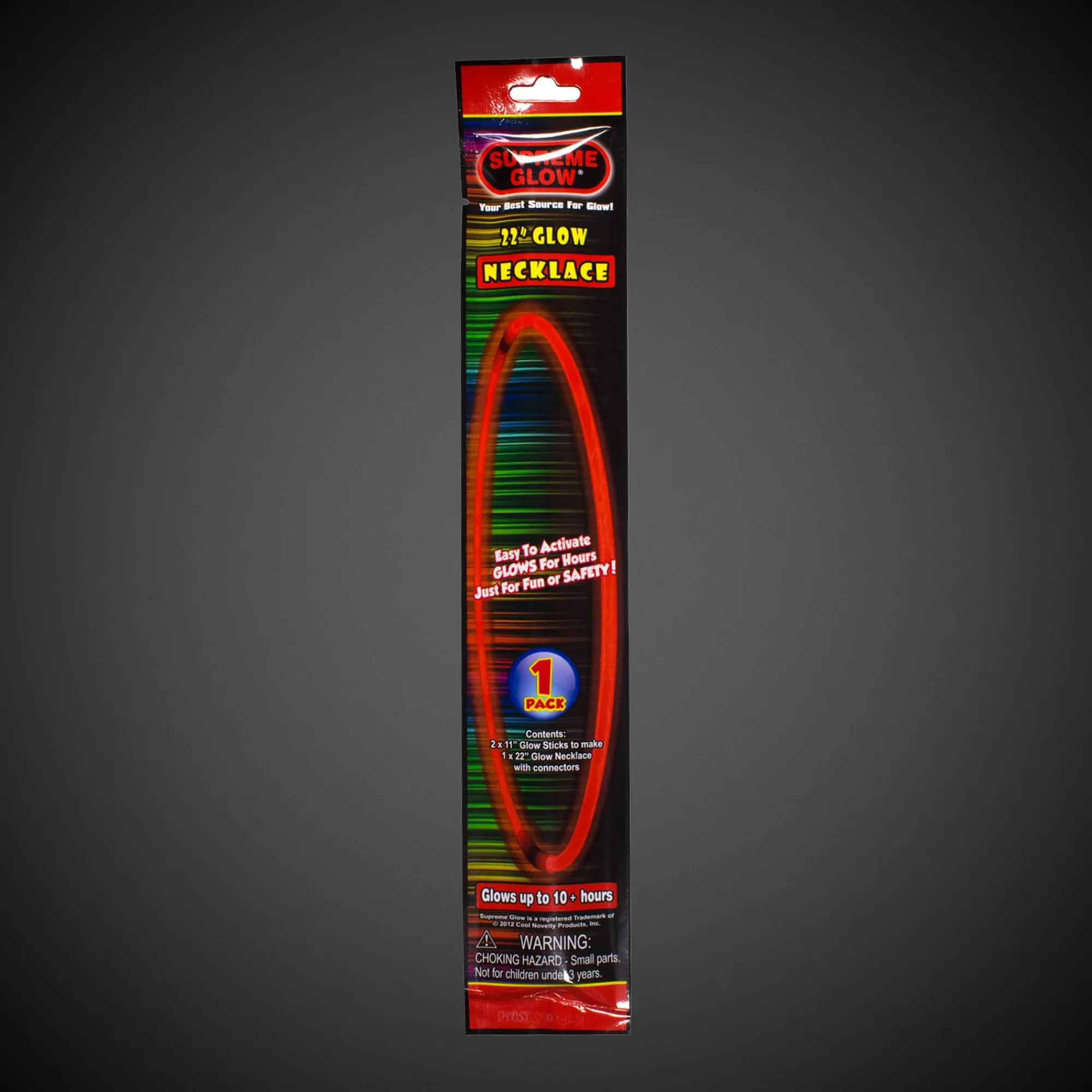 Discount Windy City Novelties Glow Necklace Red