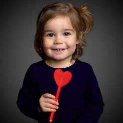New Windy City Novelties Red Heart Shaped Glow Stick