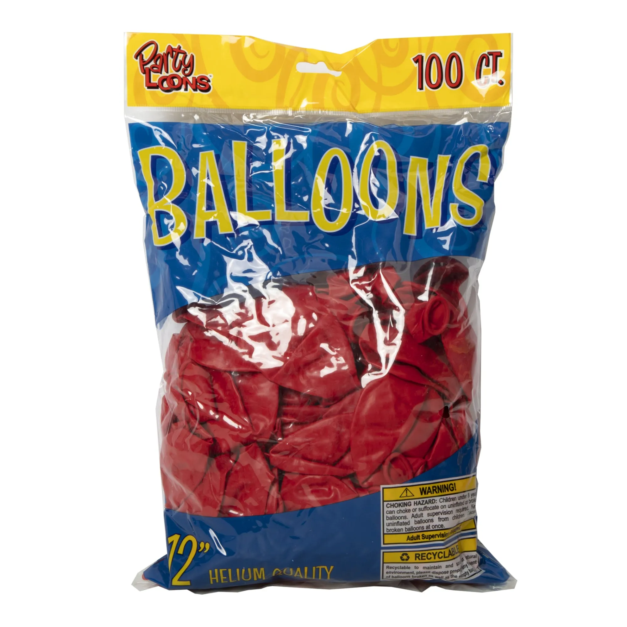 Online Windy City Novelties Red Latex 12" Balloons