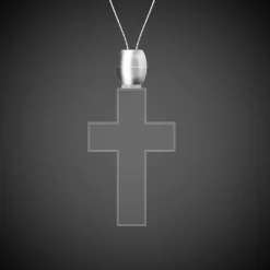 Windy City Novelties Red LED Cross Pendant Necklace