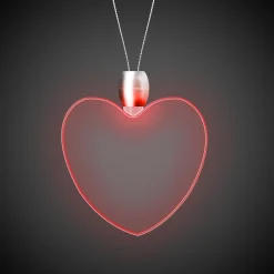 Windy City Novelties Red LED Heart Pendant Necklace