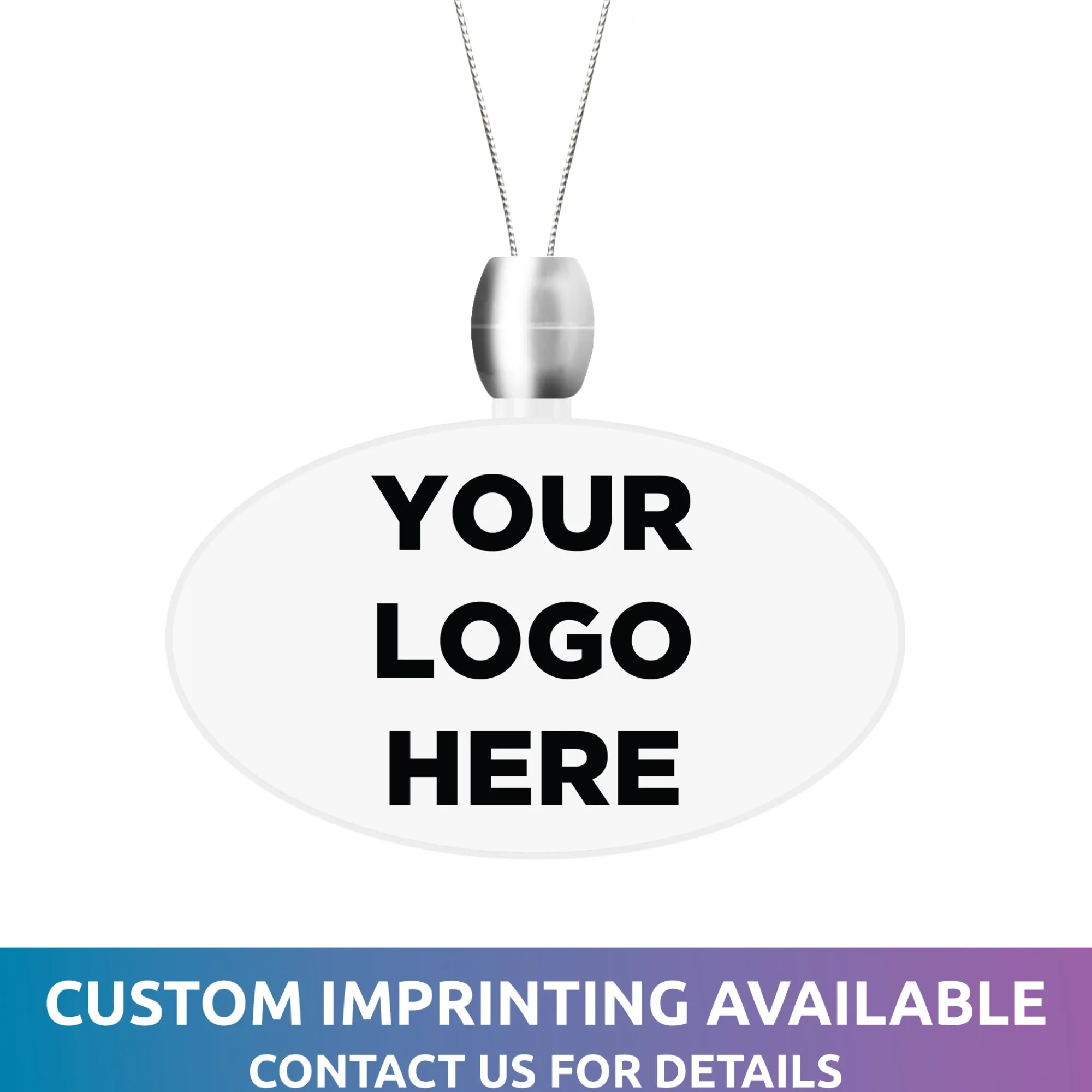 Outlet Windy City Novelties LED Oval Pendant Necklaces Red