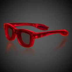 New Windy City Novelties LED Retro Sunglasses Red