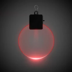 Hot Windy City Novelties Red LED Round Medallion