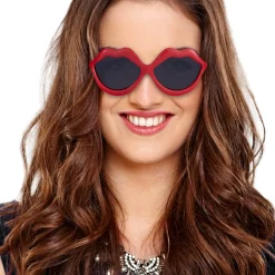 Outlet Windy City Novelties Red Lips Sunglasses
