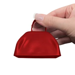 Hot Windy City Novelties Metal Cowbells Red