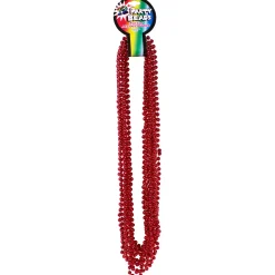 Best Windy City Novelties Red 7mm Bead 33" Necklaces