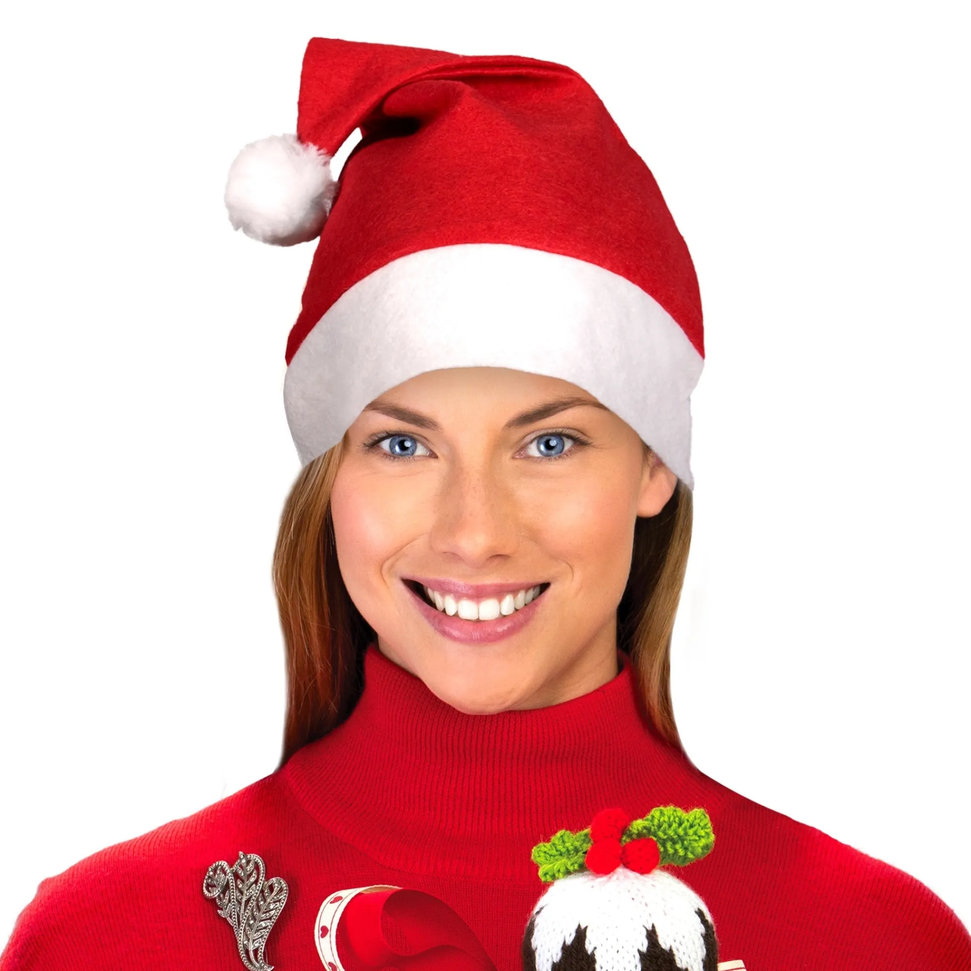 Sale Windy City Novelties Santa Hats Red