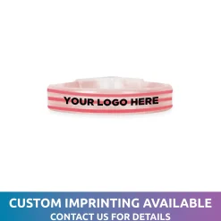 New Windy City Novelties Triple Wide 9" Glow Bracelets Red