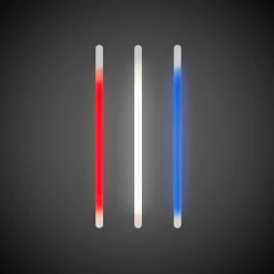 Windy City Novelties Red, White, and Blue Glow Bracelets Retail Counter Display