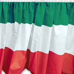 Sale Windy City Novelties Red, White and Green Table Skirt