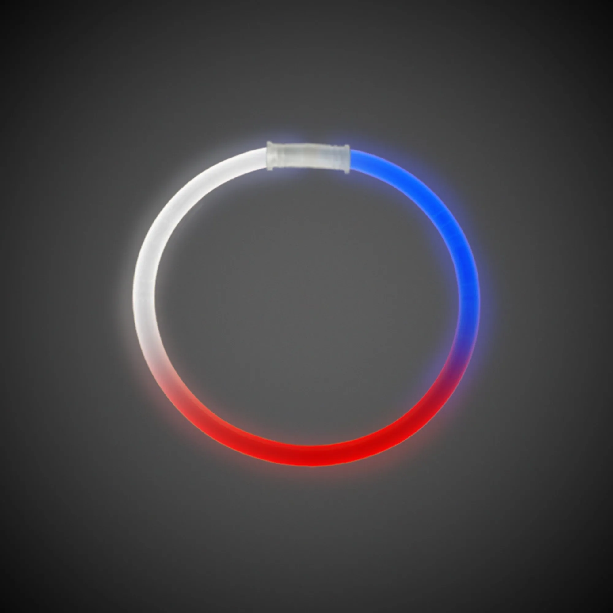 New Windy City Novelties Red, White & Blue Glow 9" Bracelets Red/White/Blue