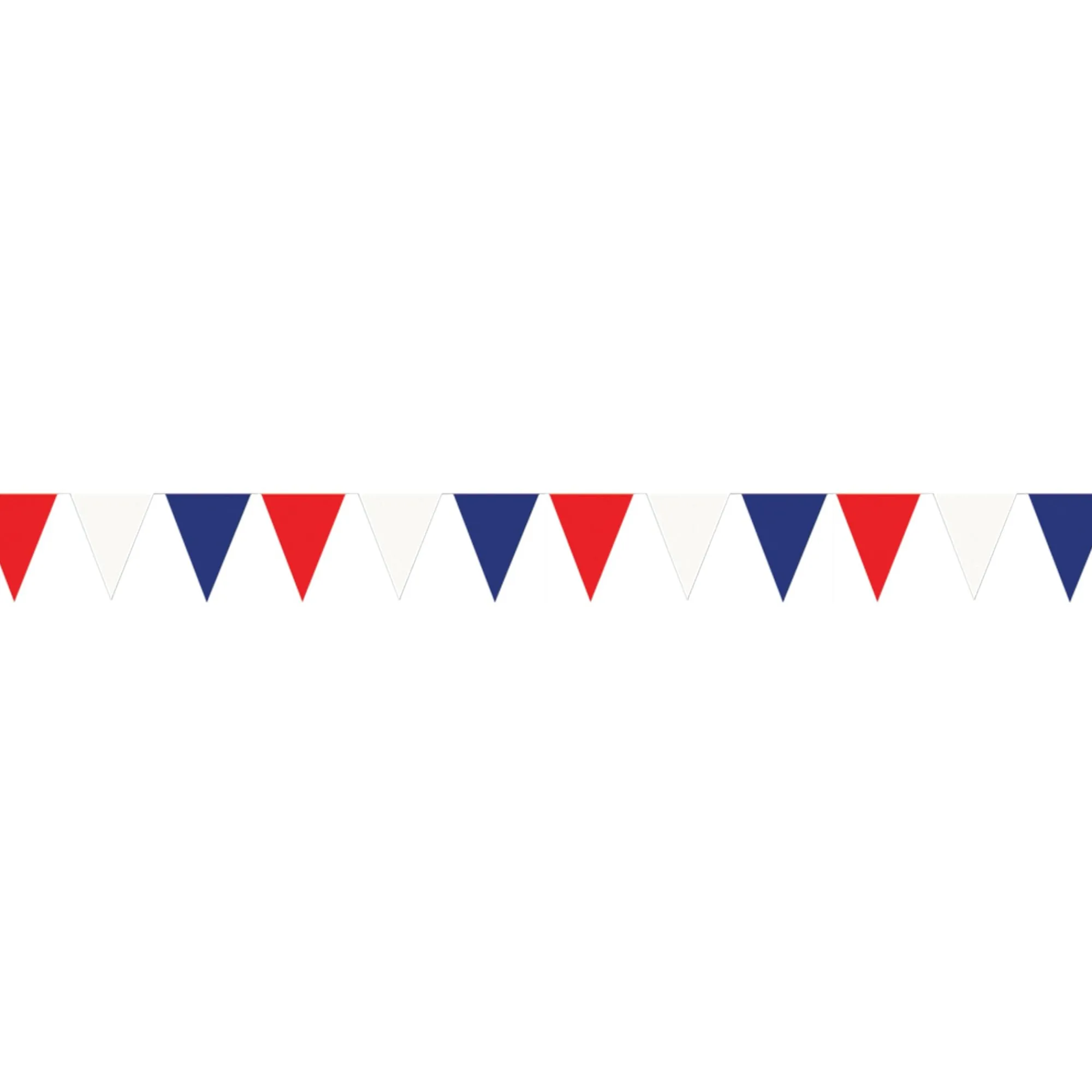 Discount Windy City Novelties Red, White & Blue 30' Pennant Banner