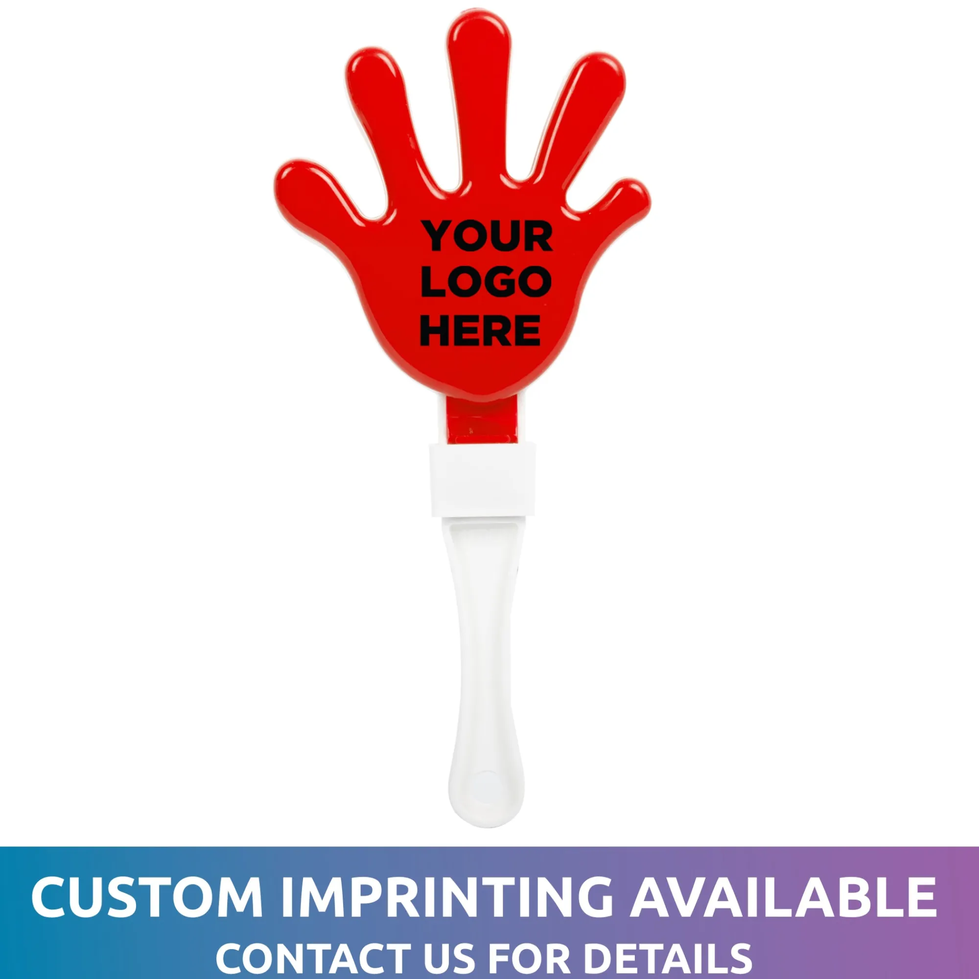Discount Windy City Novelties Red & White Hand Clappers
