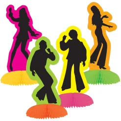 New Windy City Novelties Retro Neon Dancer Mini Silhouette Centerpieces