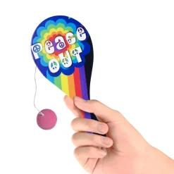Clearance Windy City Novelties Retro Peace Out Paddle Balls