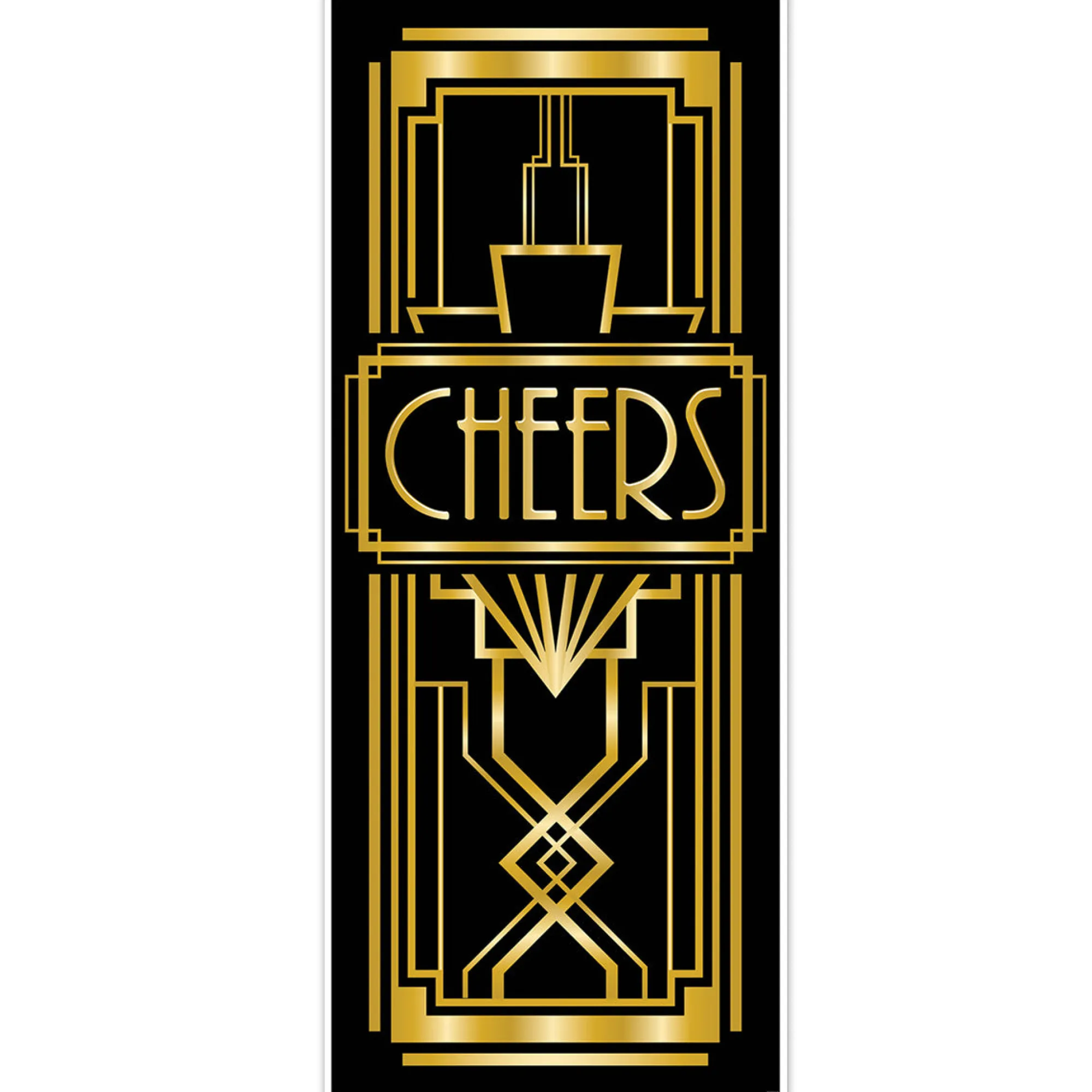 Sale Windy City Novelties Roaring 20's Art Deco Door Cover