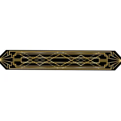 Hot Windy City Novelties Roaring 20's Art Deco Table Runner