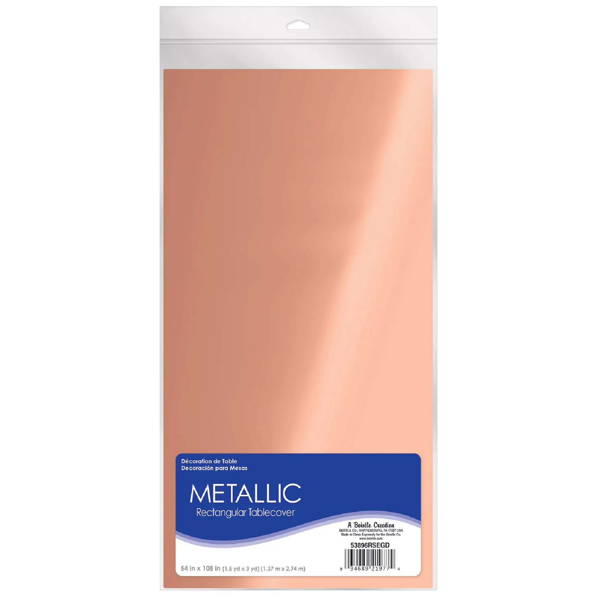 Sale Windy City Novelties Rose Gold Metallic Table Cover