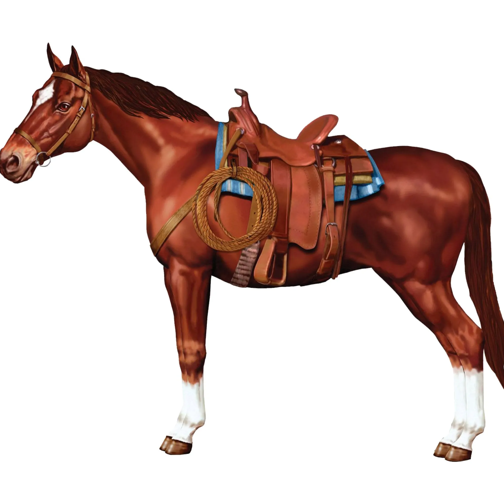 Clearance Windy City Novelties Saddled Horse Jointed Cutout